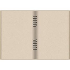 Produktbild für Skizzenbuch Hahnemühle 10628780 Kraft, A5 hoch