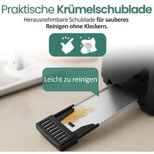 Produktbild für Toaster Emerio TO-123924, mit 6 Röststufen