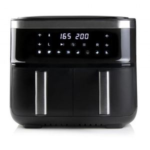 Domo Fritteuse Deli-Fryer Double Fry Zone, DO573FR, Heißluftfritteuse, 2 Backzonen, für 2x 4 Liter