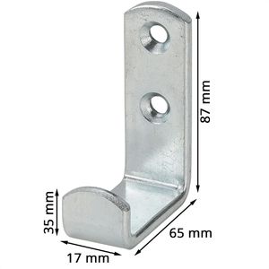 Produktbild für Wandhaken Vormann 000280002Z, Metall
