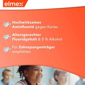 Produktbild für Mundspülung Elmex Kariesschutz Junior 6-12 Jahre