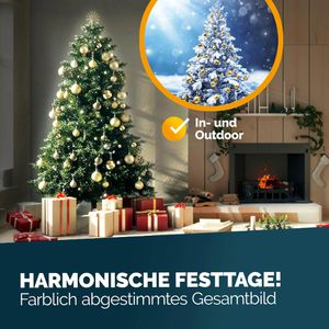 Produktbild für Weihnachtskugeln Deuba 102114, gold