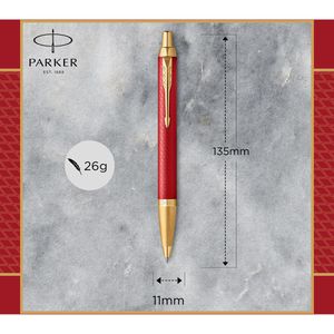 Produktbild für Kugelschreiber Parker IM Premium Red G.C.