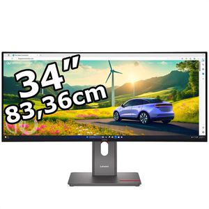 Produktbild für Monitor Lenovo ThinkVision P34WD-40, 34 Zoll