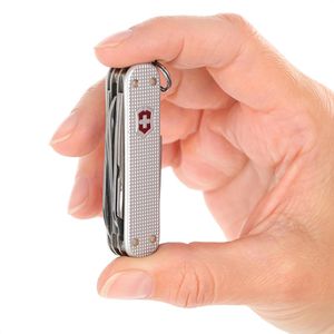 Produktbild für Taschenmesser Victorinox Mini Champ Alox 0.6381.26, silber