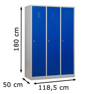 Produktbild für Spind G-Office WRD/3.18120, blau