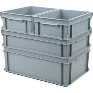 Produktbild für Eurobox Fetra 1336, grau, 43 Liter