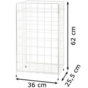 Produktbild für Abfallkorb Semy-Top ST-88450, weiß