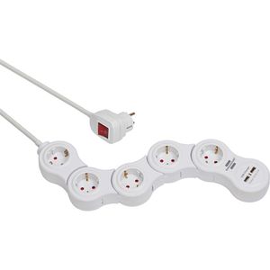 Produktbild für Steckdosenleiste Brennenstuhl Vario Power, 1,4m