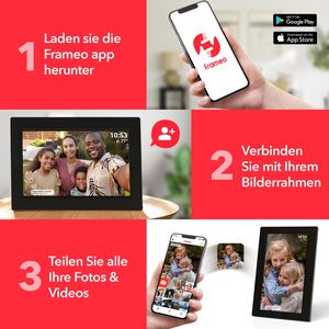 Produktbild für Digitaler-Bilderrahmen Denver PFF-1516, mit WLAN
