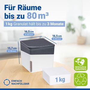 Produktbild für Luftentfeuchter Wenko Cube 50220100, Granulat