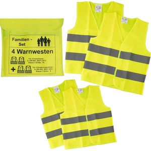KFZ WARNWESTEXS: KFZ - Kinder-Warnweste, XS 3-6, gelb, DIN
