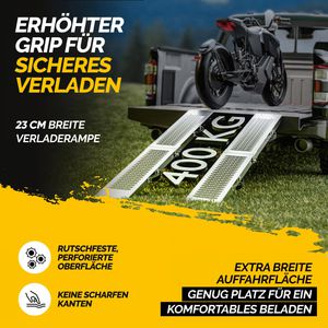 Produktbild für Auffahrrampe Monzana 108532, aus Stahl, 2 Stück