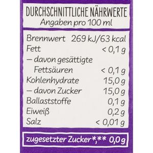Produktbild für Saft Beckers Bester, rote &amp; weiße Traube, ohne Zuckerzusatz
