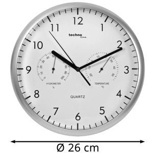 Produktbild für Wanduhr Technoline WT 650, Kunststoff, analog, Quarzuhr