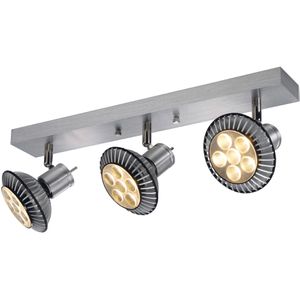 Deckenstrahler SLV Asto, silber mit GU10-Fassung