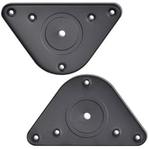 Produktbild für Tischbein vidaXL 242149, schwarz aus Metall