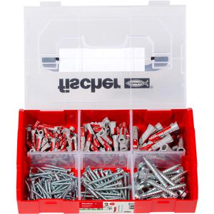 Produktbild für Schrauben-Dübel-Set Fischer 536162, DuoPower FIXtainer