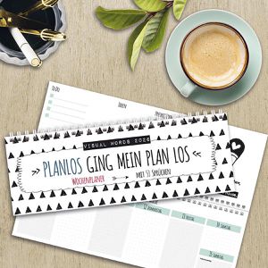 Produktbild für Tischkalender Korsch 311226, Visual Words, 2026