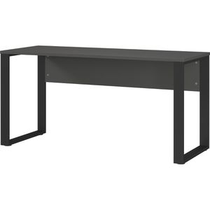 Produktbild für Schreibtisch Germania Adrano, graphit / schwarz