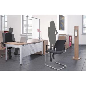 Produktbild für Desinfektionsspender Geramöbel S-HS-W, weiß