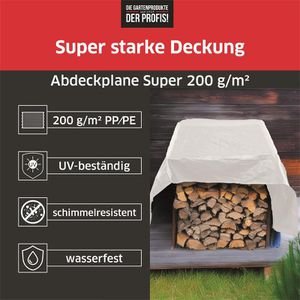 Produktbild für Abdeckplane NOOR Super, weiß