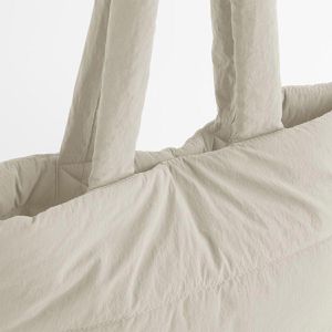 Produktbild für Einkaufstasche BagBase Quilted Tote BG701, beige