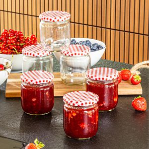 Produktbild für Einmachglas Böttcher-AG Karodesign, mit Schraubdeckel
