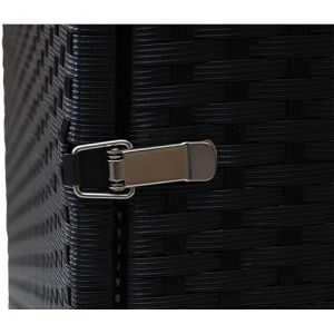 Produktbild für Mülltonnenbox Mendler HWC-E25, Polyrattan