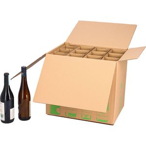 Produktbild für Flaschenkarton Smartboxpro ECOLine, 5 Stück