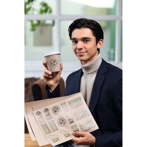 Produktbild für Universaletiketten Herma 10762, naturbraun