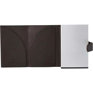 Produktbild für Kreditkartenetui Samsonite Alu Fit Slide-Up Wallet, Echt Leder