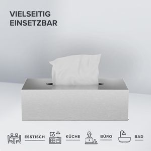 Produktbild für Taschentuchbox ovimar Fornaes 81004175, aus Edelstahl