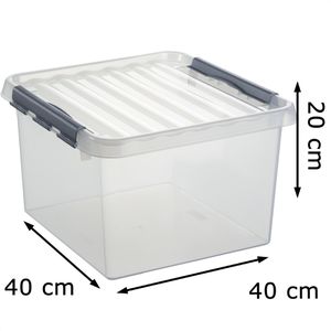 Produktbild für Aufbewahrungsbox Sunware Q-Line Box 81100609, 26L