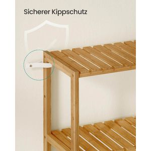Produktbild für Badregal Songmics BCB036Y01, aus Bambus, braun