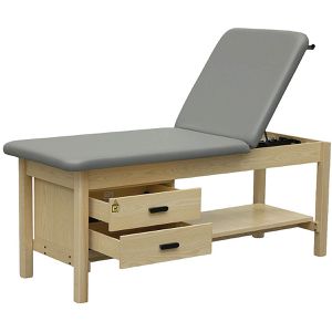 Produktbild für Behandlungsliege Teqler T170754, aus Holz, anthrazit