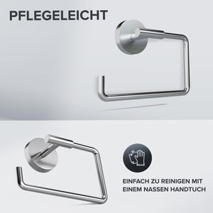Produktbild für Toilettenpapierhalter ovimar Sejero, silber