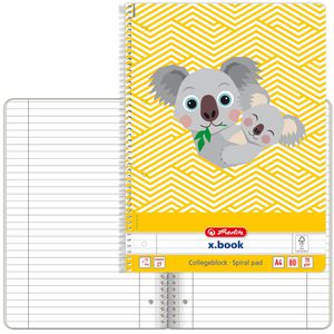 Collegeblock Herlitz Cute Animals - Koala, 400161793, A4