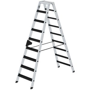 Produktbild für Stehleiter MUNK 42218, nivello-Leiterfüße, beidseitig begehbar