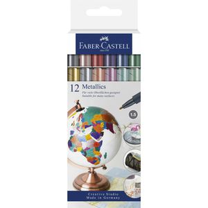 Metallic-Stifte Faber-Castell farbig sortiert