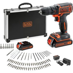 Akku-Bohrschrauber Black+Decker BDCDC18BAFC-QW