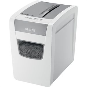 Aktenvernichter Leitz 8098 IQ Slim Office S P4, weiß