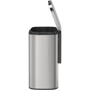 Produktbild für Mülleimer Wenko Sare, silber glänzend