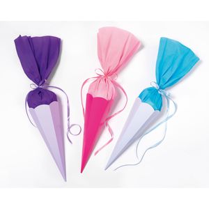 Produktbild für Schultüte Folia 94577 Rohling, Regenbogen