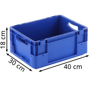 Produktbild für Eurobox Alpha-Paletten Silverline, blau, 15 Liter