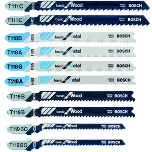 Stichsägeblätter Bosch Basic for Metal and Wood
