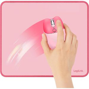 Produktbild für Mauspad LogiLink ID0224, pink