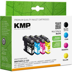Produktbild für Tinte KMP B62VX für Brother LC-223VAL