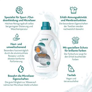 Produktbild für Waschmittel HAKA Funktionstextilien ohne Aluminium
