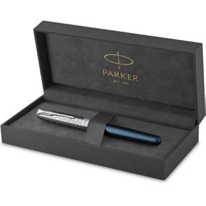 Produktbild für Füller Parker Sonnet Premium Metal &amp; Blue C.C.
